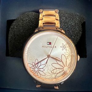 Tommy Hilfiger Rose Gold Mother Of Pearl Watch